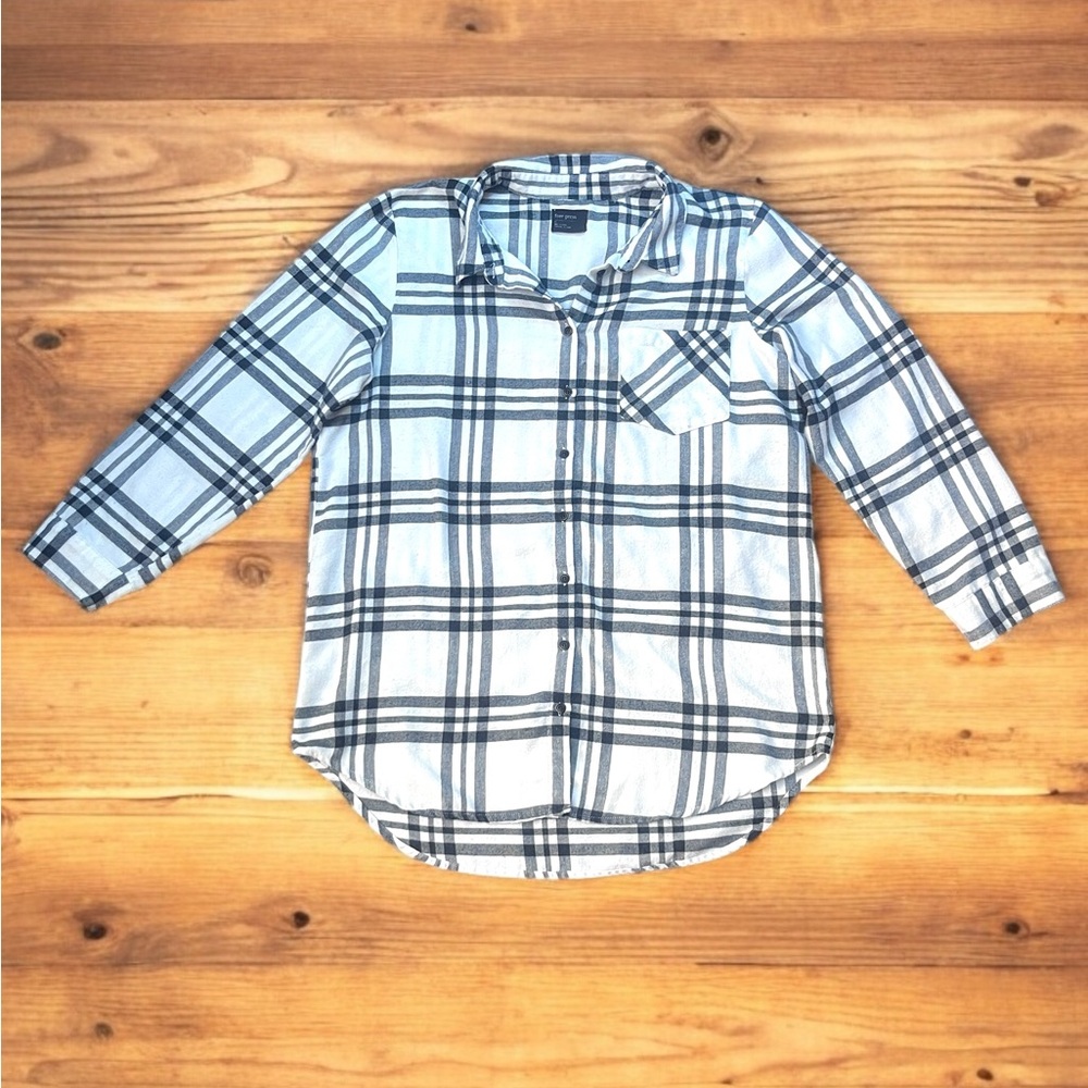 Free Press soft plaid flannel button down-unisex